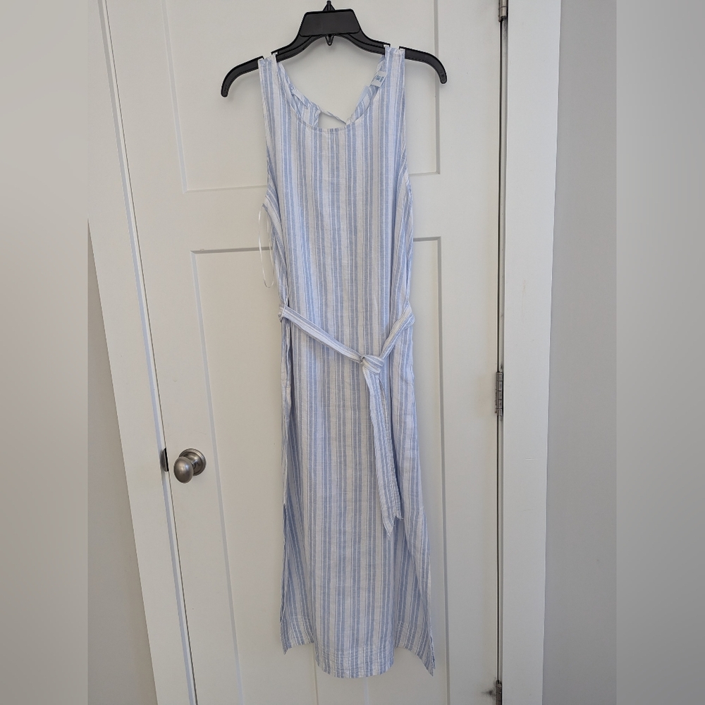 Ladies Sigrid Olsen Linen Dress Size Small